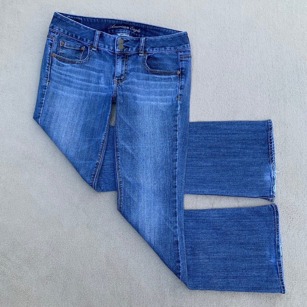 American Eagle Outfitters Women's Boot Cut Jeans - Blue